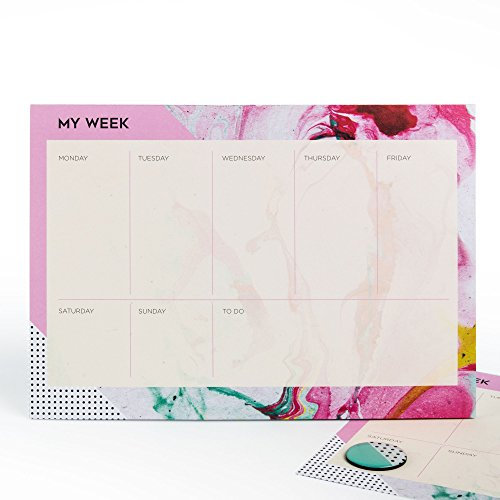 Mustard Marmor Wochenplaner