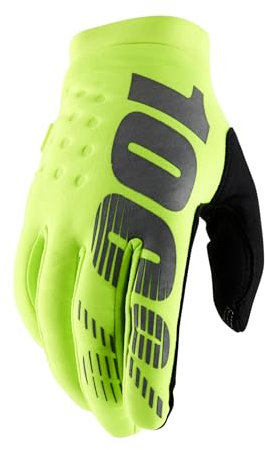 100% Erwachsene Brisker Handschuhe, Neon Gelb, XL