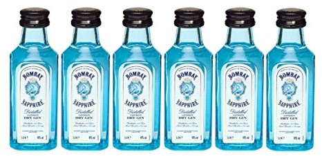 Bombay Sapphire Distilled London Dry Gin 5cl x 6
