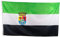 esvendio Bandera de Extremadura Grande de Tela Fuerte, Bandera Extremeña para Exterior 150x90 cm