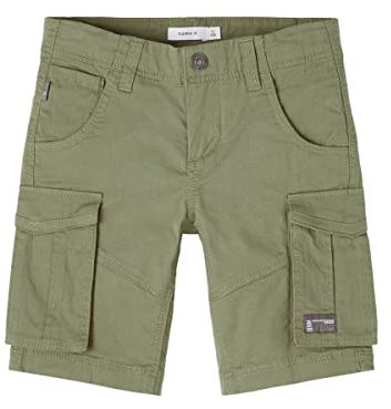 NAME IT Jungen Nkmryan Reg TWI L Shorts 6776-ba Noos Cargos, Deep Lichen Green, 164 EU