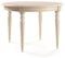 Casa Padrino Luxus Barock Esstisch Cremefarben/Gold 100-200 x 100 x H. 77,5 cm - Runder Ausziehbarer Massivholz Esszimmertisch - Barock Esszimmer Möbel