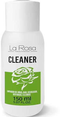 LaRosa Nail CLEANER ongles dégraissant 150ml pour essuyer la base de vernis gel pour manucure UV LED - Pour désinfecter l’ongle et éliminer les couches collantes, CLENASER