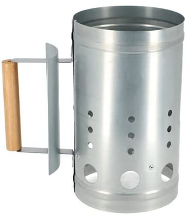 Esschert Design Grill Anzünder Kohle Starter Eisen BBQ Briketts Kamin Ofen Anzünd Schnell Metall