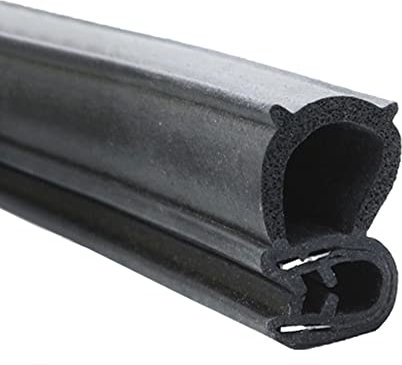 ETOPARS Protectores de borde de puerta de coche, 5 metros, en forma de U, protector de goma con foco lateral para barco, furgoneta, camión, 10 mm x 17 mm