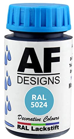Alex Flittner Designs Lackstift RAL 5024 Pastellblau glänzend 50ml Holz Metall Möbel Bad Retuschierlack Reparaturlack