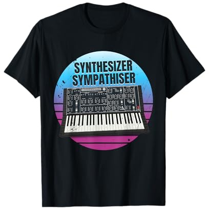 Synthesizer Sympathizer | Modularer Synthwave-Synthesizer T-Shirt