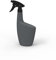 Scheurich Smilla, Sprüher aus Kunststoff, Farbe: Matt Anthracite, 12,2 cm Breite, 6,7 cm Tiefe, 29 cm hoch, 0,7 l Vol.