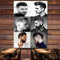 Neue Herren Business Frisuren Poster Vintage Barbier Shop Männerhöhle Wanddekoration Banner Flagge Friseursalon Friseur Wandposter
