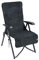 Sowel® Handtuch für Liegestuhl, Frottee Schonbezug, Bla Bla Lounger, 100% Baumwolle, 56 x 140 cm, Anthrazit/Schwarz