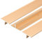 sourcing map 3pcs Aluminum T Molding Floor Transition Strip, 35.4inch Door/Tile/Carpet to Tile Transition Strip, Doorway Edge Trim Wood Tile Vinyl, Laminate Floor,36inch x 0.6inch Gold
