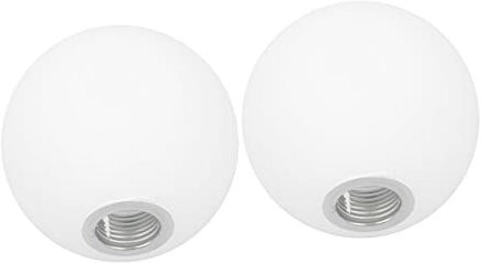 Milchglas Lampenschirm 2 stücke Lampenschirm Kristall Kronleuchter Deckenventilator Licht Abdeckung Decke Kronleuchter Globe Ersatz Schatten Befestigung Ersatzkugeln Kugel Lampenschirm/189
