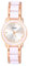 MicLee Damenuhr Analoge Mädchen Armbanduhr rundes Zifferblatt Harz Material Keramik weißes Licht Luxus Quarzuhr aus Legierung 30 M Wasserdicht