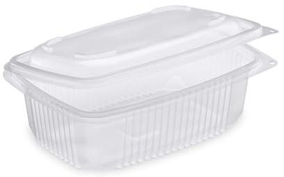 GM 100 Pezzi Contenitori Ermetici per Alimenti Caldi con Coperchio, Formato 750 Ml, Vaschette Termiche con chiusura Ermetica Salvaliquidi, Utilizzabili in Forno Microonde, Congelatore, Riutilizzabili