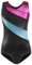 flexdans Gymnastikanzüge für Mädchen Ärmellose Turnanzug Glänzende Gymnastik Trikot Klassisch Kinder Gymnastikanzug Black 140