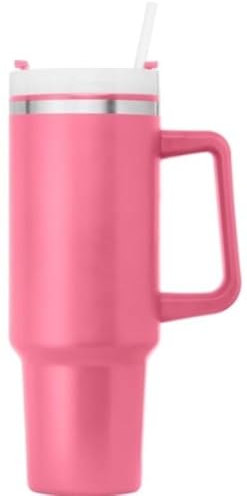 FNX Hydrosip Large Cup & Tumbler with Flexi Straw & Leakproof Lid | Stainless Steel, Dual Wall Insulated, BPA-Free | Fits Most Cup Holders | For Gym, Sports, Camping, Travel & More | Pink Colour, 40oz