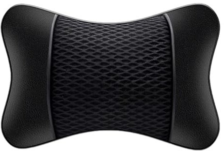 Oreiller Cervical pour siège de Voiture, Coussin Cervical pour Voiture, Oreiller de Soutien du Cou de Voiture élastique et Respirant, Coussin Repose-Nuque pour Appui-tête, oreillers de Voyage pour la