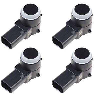 Pizgear Capteur de stationnement de Secours PDC, for Fiat, Doblo Ducato III Qubo Bravo II 1368915080 0263013413, 4 pièces Capteur d'aide au stationnement PDC
