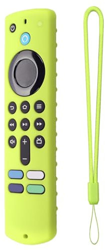 Silikon Hülle Für Fir-e TV Stick 4k, Silikon Fernbedienungs Abdeckung, TV Fernbedienungs Schutz, rutschfeste Fernbedienungshülle, Stoßfeste 4K Anti Fall RC Silikon Abdeckung In Einfarbiger