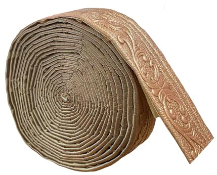 YushengTai Moulures décoratives autocollantes en bronze - 10 m x 8 cm x 4 mm - Moulures murales en stuc - Anti-collision - Frise murale imperméable - Pour lignes, plafonds, coins