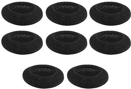 Joskeijky 4 Paar 55mm Ohr Schaum Ohrhoerer Pad Abdeckungen Fuer Headset Kopfhoerer Schwarz