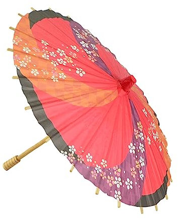 VALICLUD Japanischer Papierschirm FüR Hochzeiten Partys Und Dekoration 30Cm Multicolor Orientalischer Sonnenschirm Leicht Und Tragbar