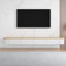 TULAZOU Floating TV Stand,160 CM Wall Mounted TV Cabinet, Floating TV Unit with Door, Modern TV Media Console Center Large Storage TV Bench for Living Room (Wood-White,160CM)