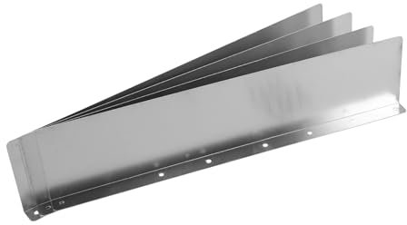 jojofuny 4 Stück Regenabweiser Aus Aluminium Für Dachrinnen Spritzschutz Dachrinnenschutz Dachregenableiter Für Haus Und Außenwand
