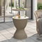 KTHLBRH Mesa Nevera 3 en 1 Polipropileno marrón Claro Mesa de jardín