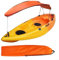 Besshepplo Toldo para kayak, barco, canoa, toldo impermeable de tela Oxford, cubierta superior para una sola persona, 125 x 80 x 65 cm (naranja)
