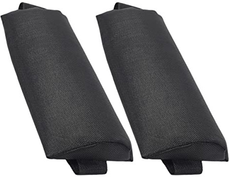 GLEAVI Kopfstütze Für Freizeitstühle 2 Stück Ergonomisches Nackenkissen Für Faltbare Liegestühle Flexible Polsterung Schwarz Kompatibel Mit Outdoor Deckstühlen