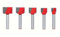 5-Piece Set Of 6mm Shank Flush Trim Router Bits For Woodworking, Carving, Countertop Routing, And Table Edge Finishing