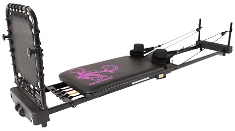 AeroPilates Reformer 435 Foldable Pilates Machine with Flared Foot Bar