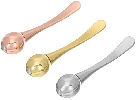 GOOHOCHY Professioneller Augencreme Applikator 3 Stück mit Massagefunktion für Empfindliche Augenpartien im Alltag
