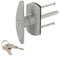 Silverline 471742 Garage Door Locking Handle 75 mm Square
