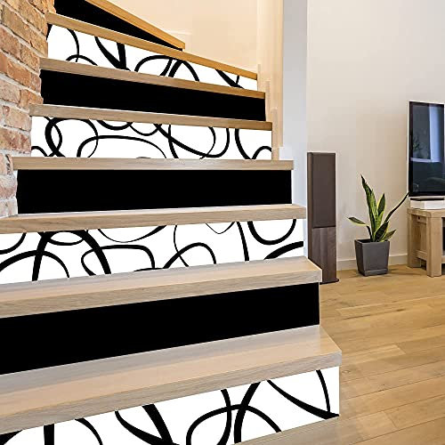 Sticker Escaliers - BLISTER - Lot de 4 Stickers (1m x 17 cm)