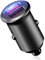 Zigarettenanzünder USB Auto Ladegerät [Dual QC 3.0 7.2A Aluminiumschale] Schnellladung 12V 24V USB Auto Adapter Klein Kfz Ladegerät für iPhone 16 15 14 13 12 11 iPad Samsung S25 S24