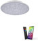 Paul Neuhaus Q-NIGHTSKY LED Deckenleuchte, Alexa kompatibel Smart Home, dimmbar per Fernbedienung, warmweiß – kaltweiß, Sternenhimmel Panel (Rund 48,5cm, Aluminium)…
