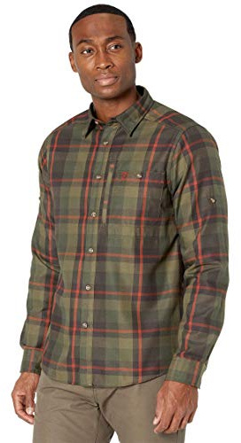 Fjallraven Herren Fjällglim M Long Sleeved T shirt, Laurel Green, S EU