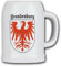 Bierkrug Wappen Brandenburg Adler Wappentier Land Bund Deutschland #31971