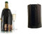 Vacu Vin 3885460-Enfriador, Diseño Tapones Enfriador Rápido para Botellas De Cava, Plástico Y Gel, Negro, Cm + Enfriador Activo De Vino, Color Negro, 1 Pack