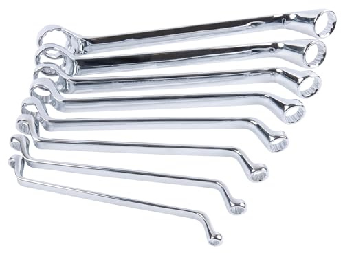 Performance Tool W1085 8-Piece 12-Point Offset SAE Box End Wrench Set