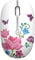 Uiosmuph M101 Wireless Maus, PC Kabellose Mouse Cute Silent Schnurlos Optische Travel Wireless Mäuse mit USB Receiver für Notebook/Laptop/Computer/MacBook, DPI 1600(Butterfly)