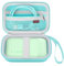 Elonbo Tragetasche für Liene 2x3 Fotodrucker, Tragbarer Instant-Drucker Reisehalter, Mini-Bild-Drucker Tasche. Mesh Tasche Passt Fotopapier, Kabel. Grün