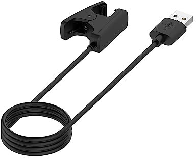 Feysentoe Cargador USB Compatible con Garmin MARQ Athlete/Adventurer/Captain/Golfer/Aviator Cable de Carga USB Repuesto Cargador Compatible Reloj Inteligente Base de Carga.1M