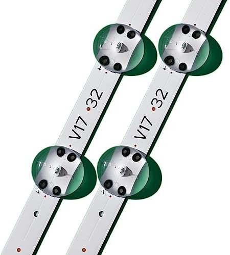 WAHRE 2 Unids/Set 32 ​​TV Tira De Led For Iluminación Trasera V17 32 ART3 2855 Rev0.3 1 V18 32 Barra Led For TV Apto For LG 32LJ510U-ZA 32LJ510V LC320DXE