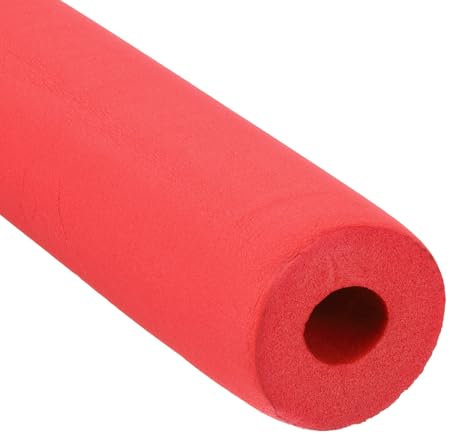 PATIKIL 3,28 Fuß lang 1 (25mm) ID Rohrisolierung, 1 Stück 20mm dicke Gummischaum Winter-Frostschutzrohr feuerhemmend für Wasser, Klimaanlage, Industrierohre, Rot