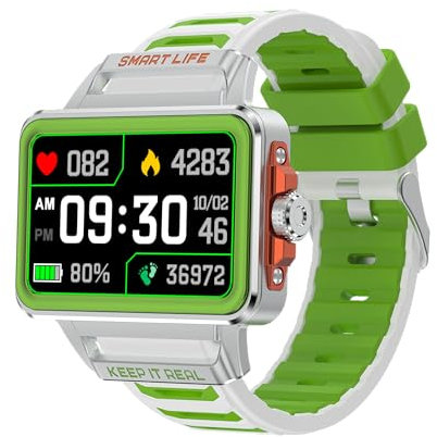 Smart Watch (Answer/Make Calls), 2023 Newest 1.57 Inch Fitness Tracker, Heart Rate/Sleep Monitor/Pedometer/Calories, Multiple Sports Modes, Waterproof Women's Men's Fitness Watch for Android iOS