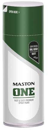 MASTON ONE - Sprühfarbe - matt - Laubgrün (RAL 6002) - 400 ml