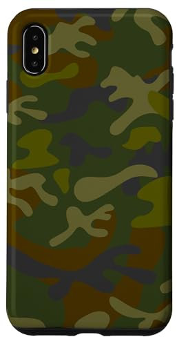 iPhone XS Max Camouflage Camo Green Brown Khaki Olive Graphic Case